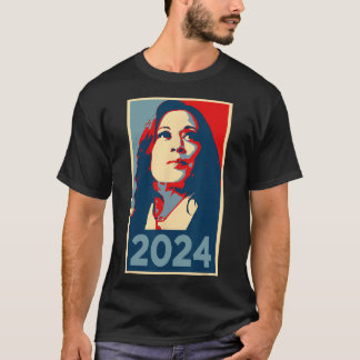 2024 Hope Kamala Harris Obama 47. Abstimmung Fraue T-Shirt