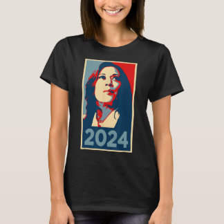 2024 Hope Kamala Harris Obama 47. Abstimmung Fraue T-Shirt
