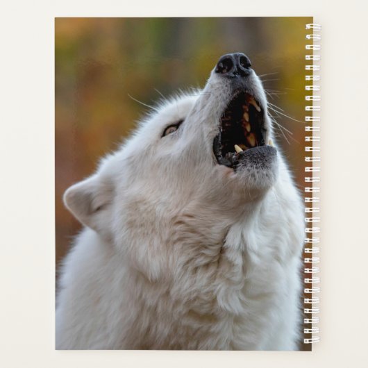 2024 Howling Wolf Planner Planer (Rückseite)