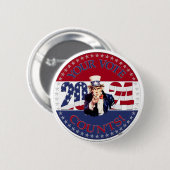 2024 Ihre Stimme zählt Uncle Sam Button (Vorne & Hinten)