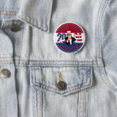 2024 Ihre Stimme zählt Uncle Sam Button (Beispiel)