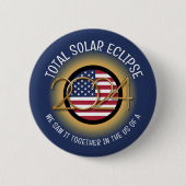2024 INSGESAMT SOLAR ECLIPSE USA BUTTON (Vorderseite)