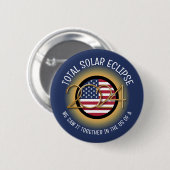2024 INSGESAMT SOLAR ECLIPSE USA BUTTON (Vorne & Hinten)