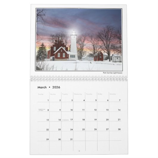 2024 ist im Michigan-Mauerkalender verloren gegang Kalender (Mär 2026)