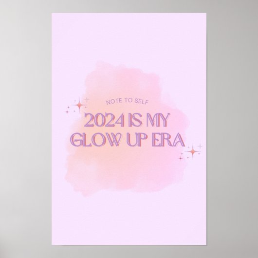 2024 ist meine Glühzeit Poster (Vorne)