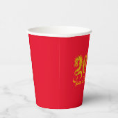 2024 JAHR DER DRAGONGOLD PAPPBECHER (Rechts)