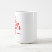 2024 Jahr des chinesischen Drachen-Neujahrs Kaffeetasse (Mittel)