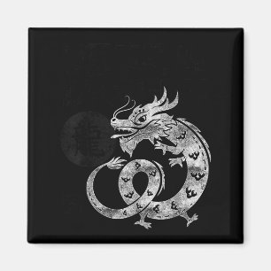 2024 Jahr des Drachen Chinesisches Zodiak Chinesis Magnet