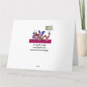 2024 Jahr des Drachen-Neujahrs Karte (Rückseite)