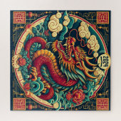2024, Jahr des Drachen Puzzle (Horizontal)