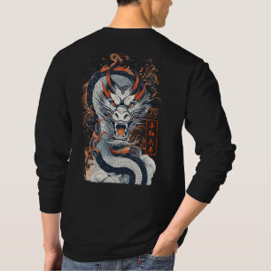 2024 Jahr des Drachen, Vintage Retro T-Shirt