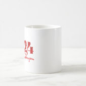 2024 JAHR DES DRAGONS ROT KAFFEETASSE (Mittel)