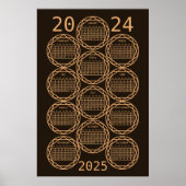2024-Jahr-Kalender Poster (Vorne)