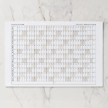 2024-Jahr-Planer-Büroorganisationskalender