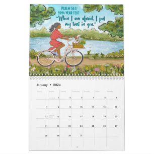 2024 Jahr Text S 56:3-Kalender Kalender