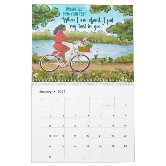 2024 Jahr Text S 56:3-Kalender Kalender (Jan 2027)