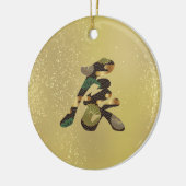 2024 Japanischer Kanji-Drache Keramik Ornament (Links)