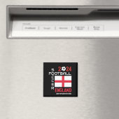 2024 JEDES JAHR ENGLAND Football Individuelle Name Magnet (In Situ (Geschirrspüler))