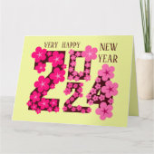 2024: JEDES JAHR GREETING KARTE (Vorderseite)