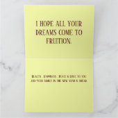 2024: JEDES JAHR GREETING KARTE (Innenseite)