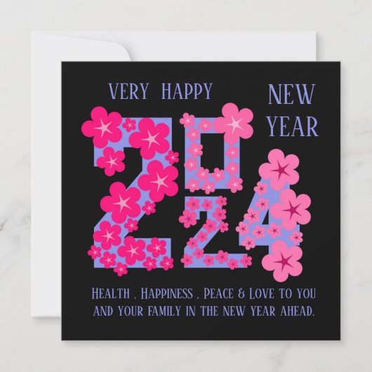 2024: JEDES JAHR GREETING KARTE (Vorderseite)