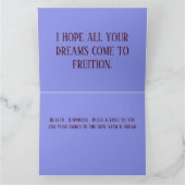 2024: JEDES JAHR GREETING KARTE (Innenseite)