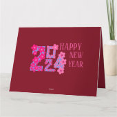 2024: JEDES JAHR GREETING KARTE (Rückseite)