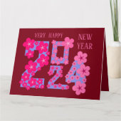 2024: JEDES JAHR GREETING KARTE (Vorderseite)