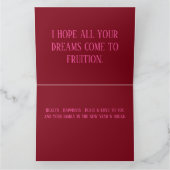 2024: JEDES JAHR GREETING KARTE (Innenseite)