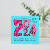 2024: JEDES JAHR GREETING KARTE (Stehend Vorderseite)