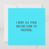 2024: JEDES JAHR GREETING KARTE (Rückseite)