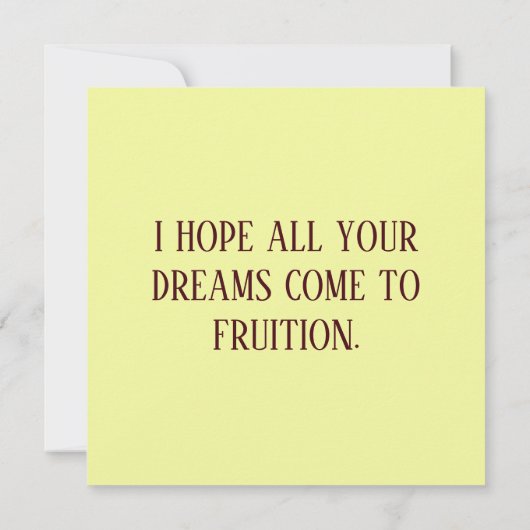 2024: JEDES JAHR GREETING KARTE (Rückseite)