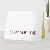 2024: JEDES JAHR GREETING KARTE (Rückseite)