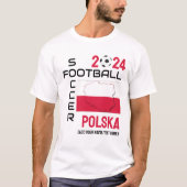 2024 JEDES JAHR POLENER Fußball-Individuelle Name T-Shirt (Vorderseite)