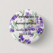 2024 JW asamblea Prediquemos flores Button (Vorderseite)
