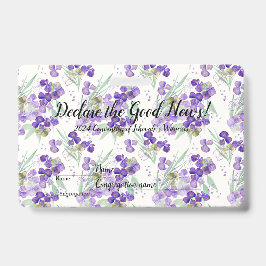 2024 JW convention Hydrangeas  Ausweis