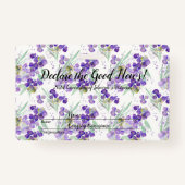 2024 JW convention Hydrangeas Ausweis (Vorderseite)