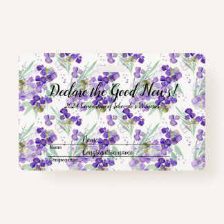 2024 JW convention Hydrangeas Ausweis