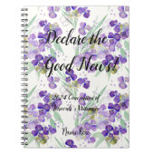 2024 JW convention hydrangeas Notizblock (Vorderseite)