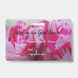 2024 JW convention Roses  Ausweis