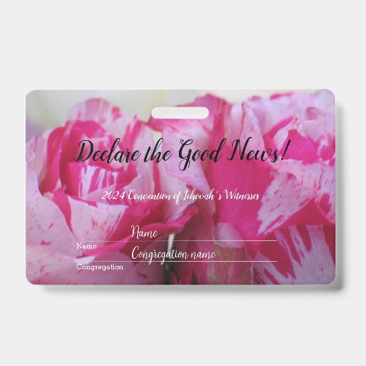 2024 JW convention Roses  Ausweis (Vorderseite)