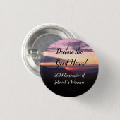 2024 JW Convention Sunset customize Button (Vorne & Hinten)