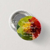 2024 JW Declare the Good News Dahlia customize Button (Vorne & Hinten)