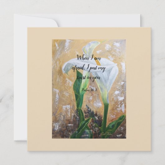 2024 JW year text Psalm 56:3 Einladung (Vorderseite)