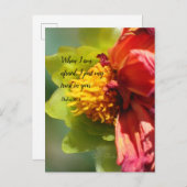 2024 JW year text Psalm 56:3 Einladungspostkarte (Vorne/Hinten)