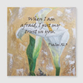 2024 JW year text Psalm 56:3 Magnetkarte (Vorderseite)