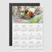 2024 Kalendarmschmetterlingsfördermagnet Magnetkarte (Vorne/Hinten)