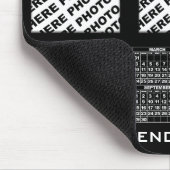2024 Kalender 3 Vertikale Fotos hinzufügen Mousepa Mousepad (Ecke)