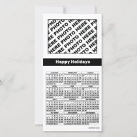 2024 Kalender 4 Fotos Karte hinzufügen Einfach Sch