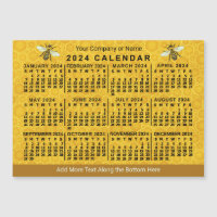 2024 Kalender Bienenwabenkräfte Custom Apiary Magn